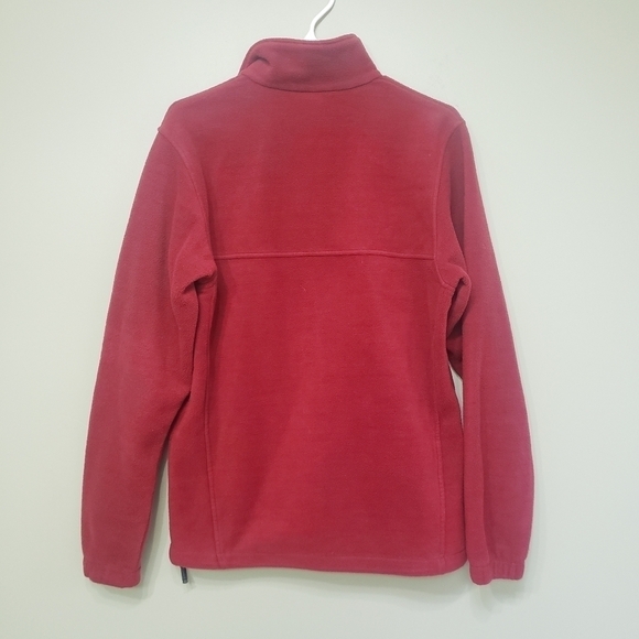Columbia Full-Zip Fleece Red Size Small - Picture 6 of 10